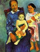 Paul Gauguin Tahitian Woman with Children 4 china oil painting reproduction